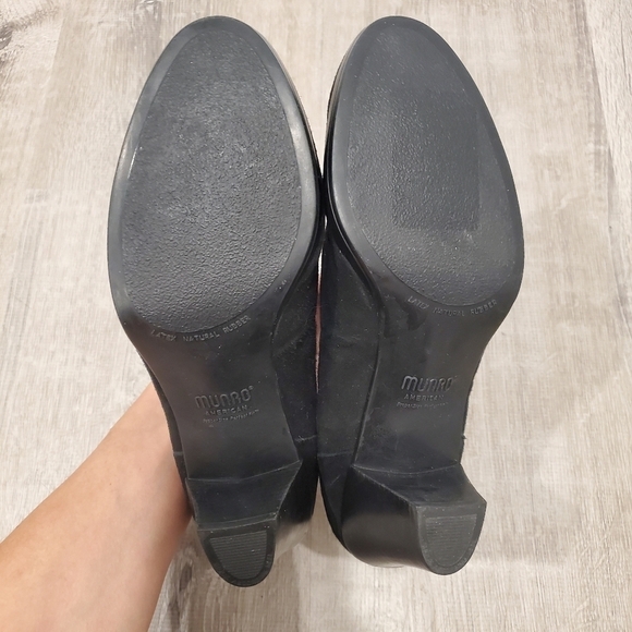 NEW Munro Francee Fashion Booties Black Suede - Picture 6 of 7